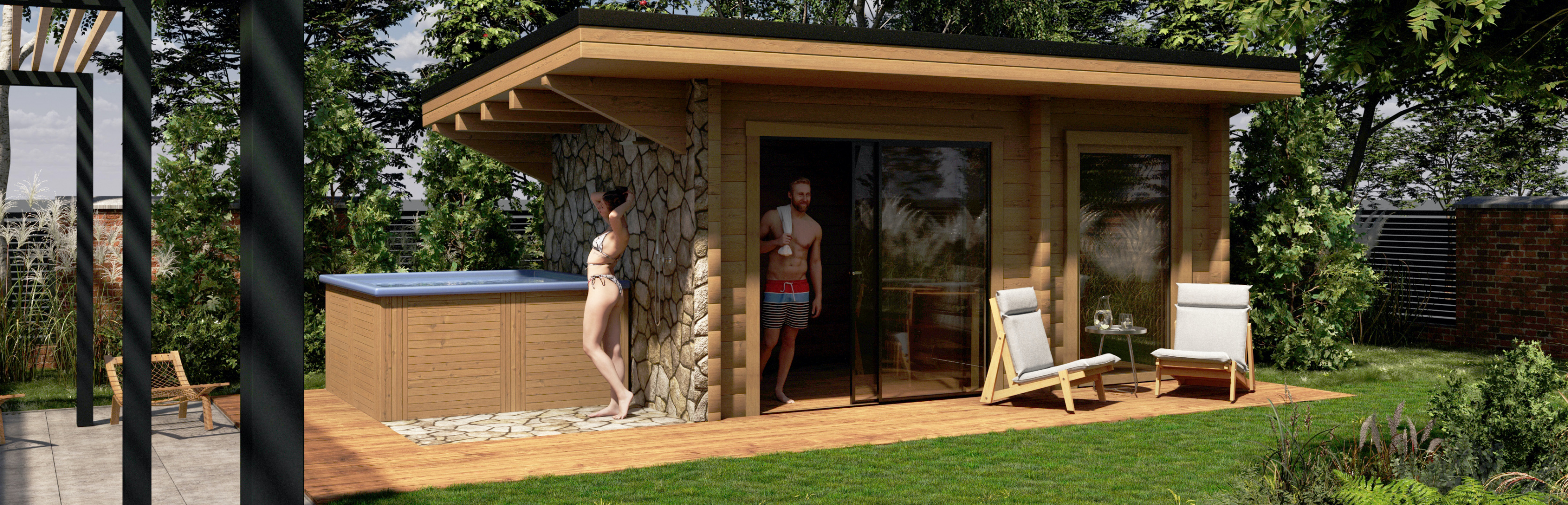 Outdoor saunas