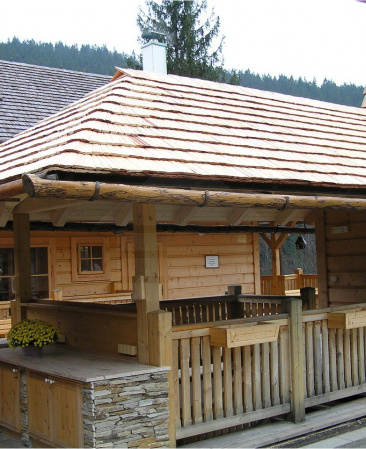 Kyčerka – roof for the staircase