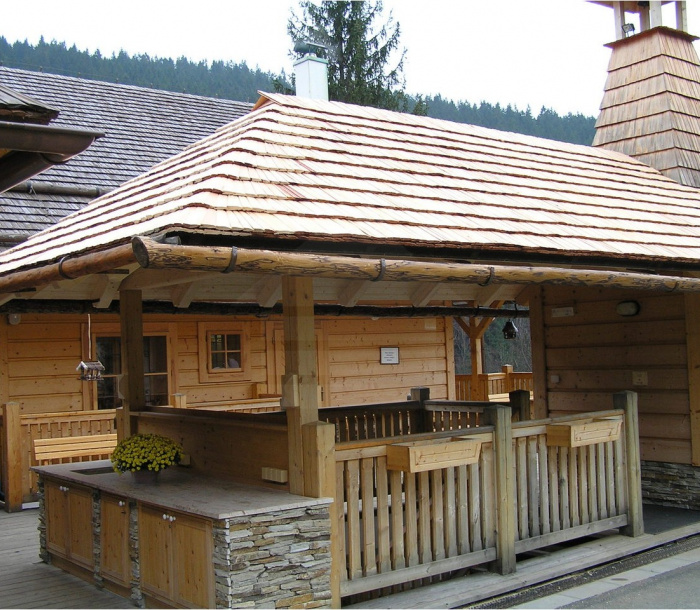 Kyčerka – roof for the staircase